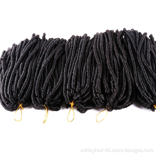 Synthetic Kanekalon Crochet Hair Weave Braid Soft Dread Lock Extensions